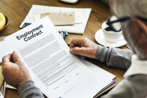 Employment Contract Obligation Terms Agreement Concept