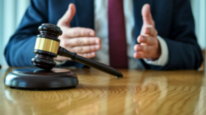 Civil Lawyer with Gavel